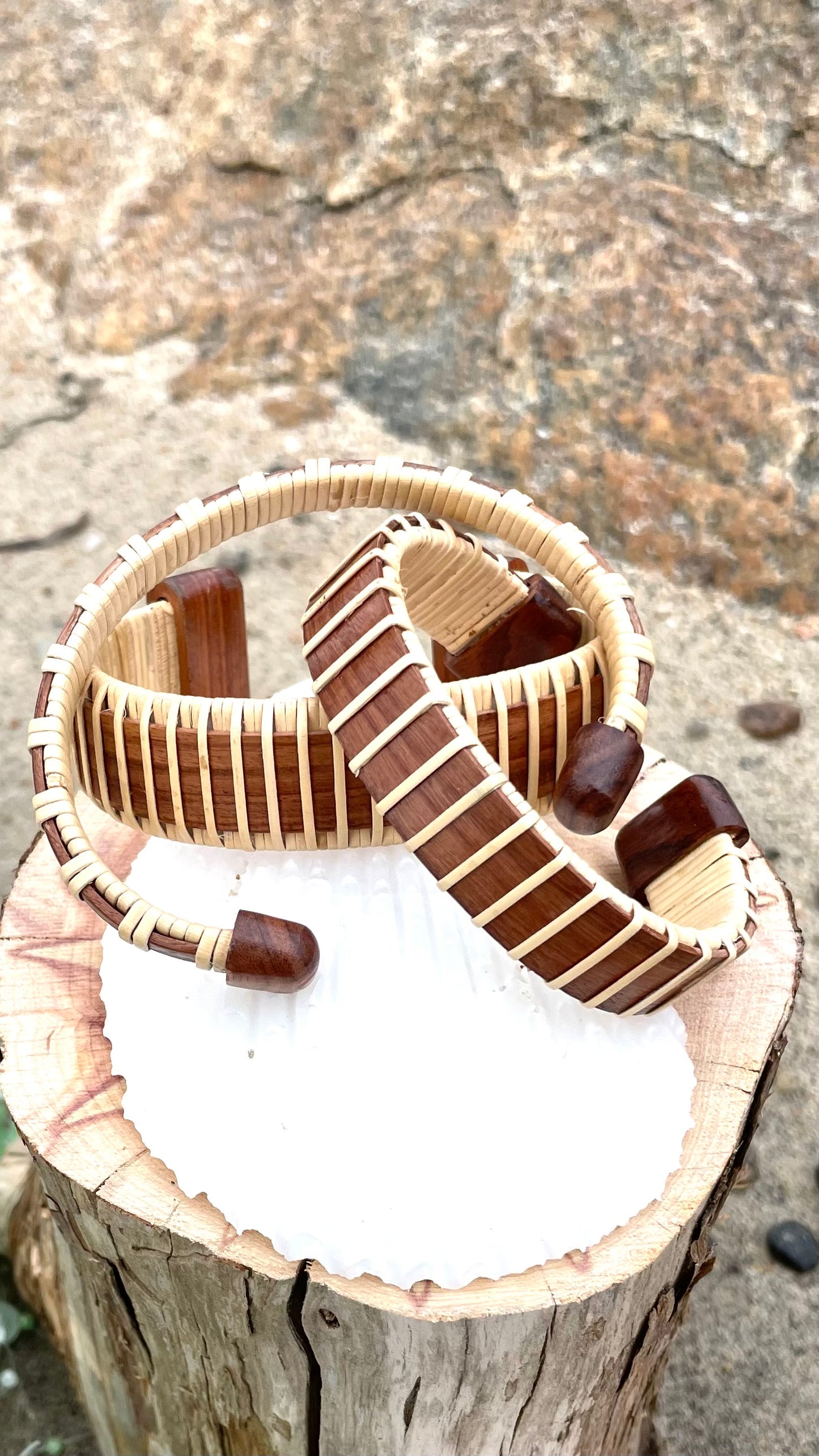 Cuff Bracelet Rosewood - Seabird Collection - The Sanderling