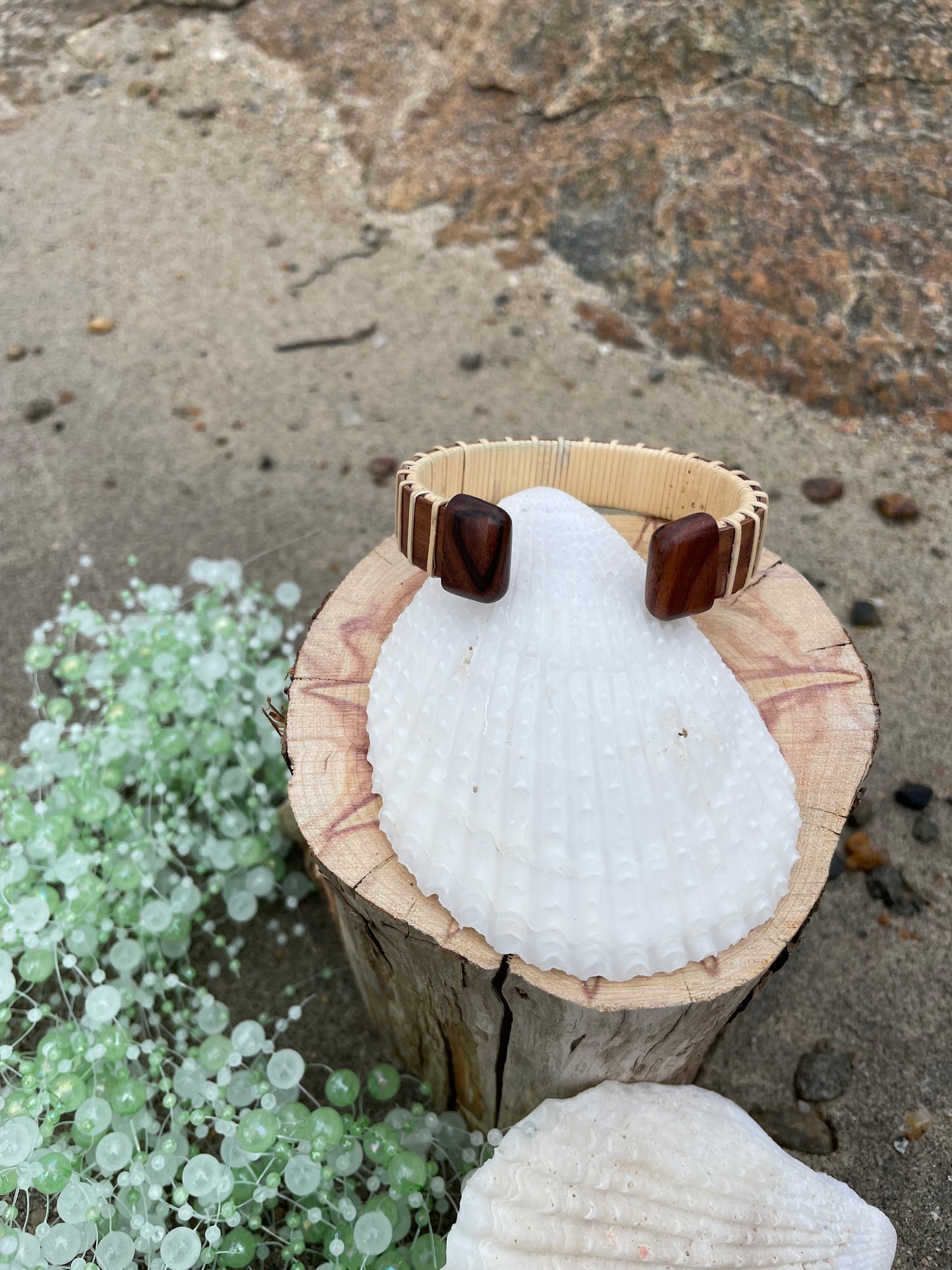Cuff Bracelet Rosewood - Seabird Collection - The Sanderling