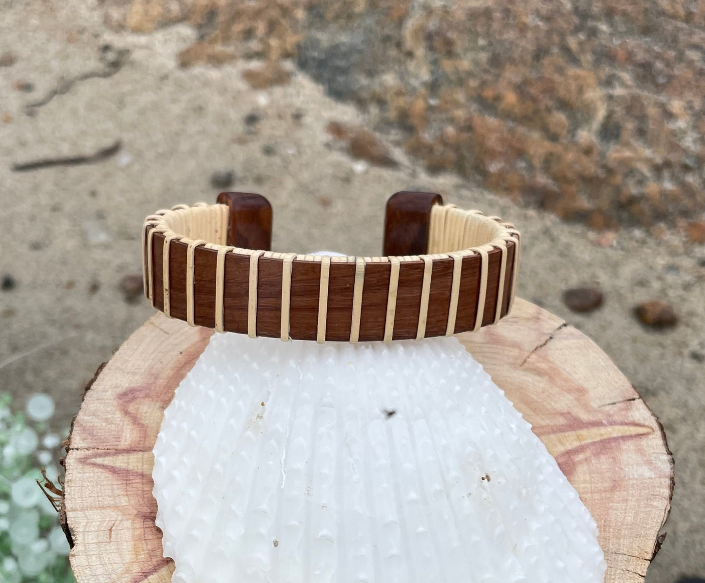 Cuff Bracelet Rosewood - Seabird Collection - The Sanderling