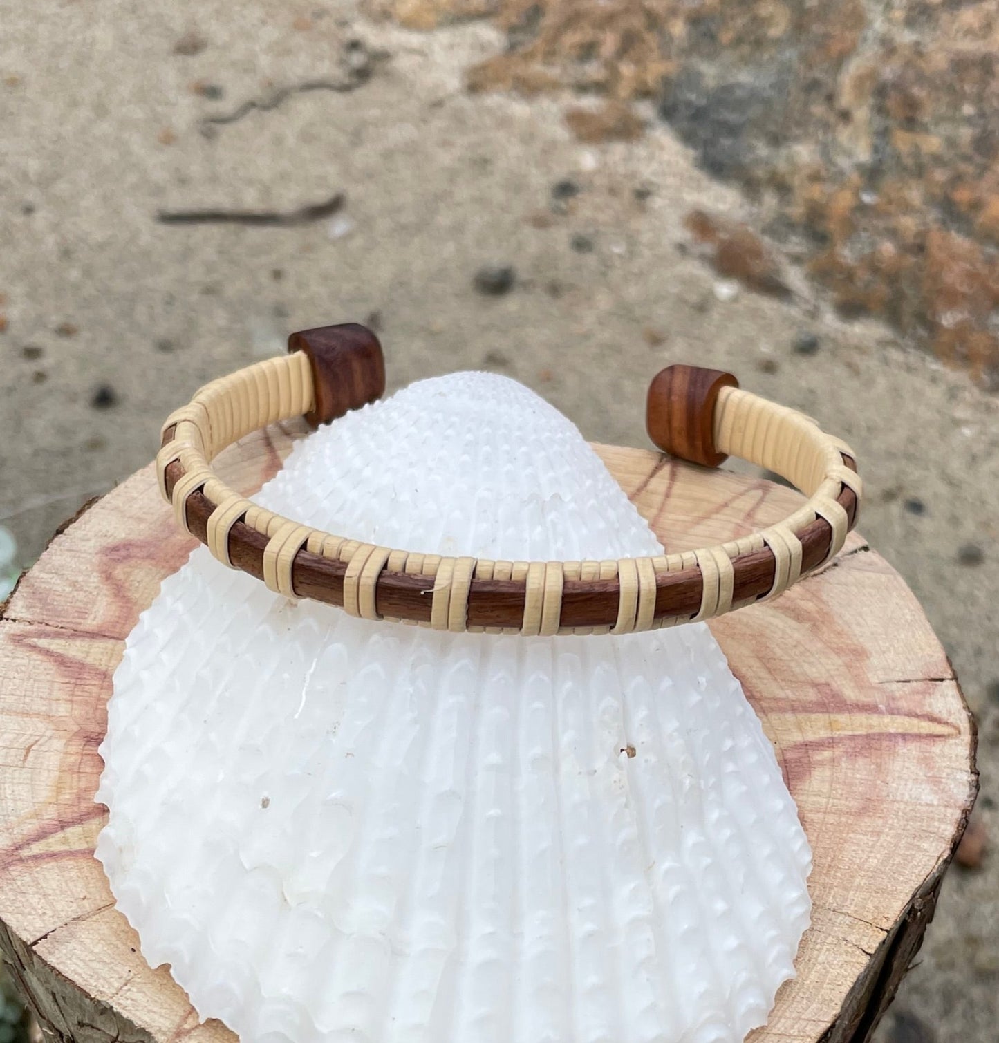 Cuff Bracelet Rosewood - Seabird Collection - The Tern