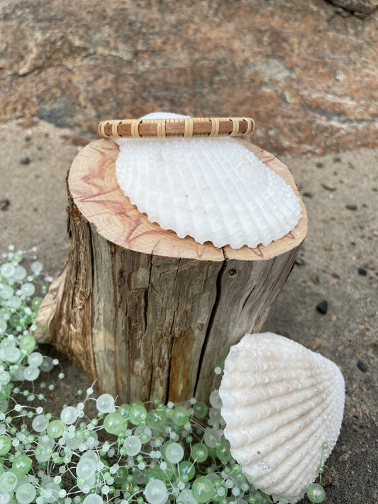 Bangle Bracelet Cherry - Beach Flower Collection - Periwinkle