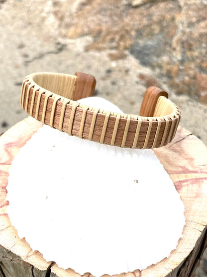 Cuff Bracelet Cherry - Beach Flower Collection - Bee Balm