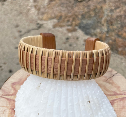 Cuff Bracelet Cherry - Beach Flower Collection - Yarrow