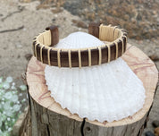 Cuff Bracelet Walnut - Beachcomber Collection - The Driftwood