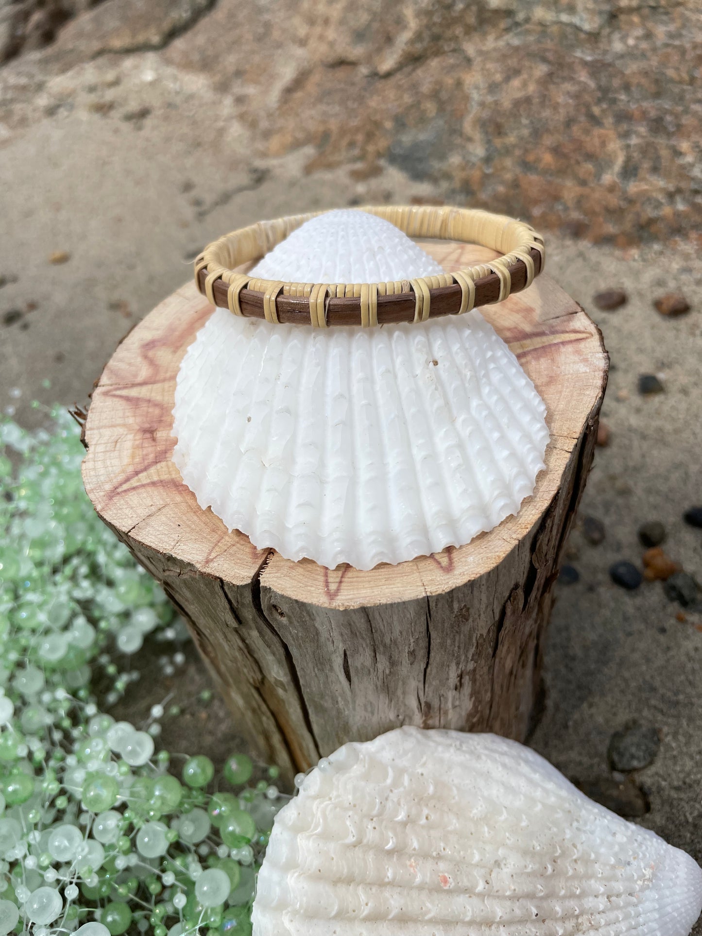 Bangle Bracelet Walnut - Beachcomber Collection - Breakers