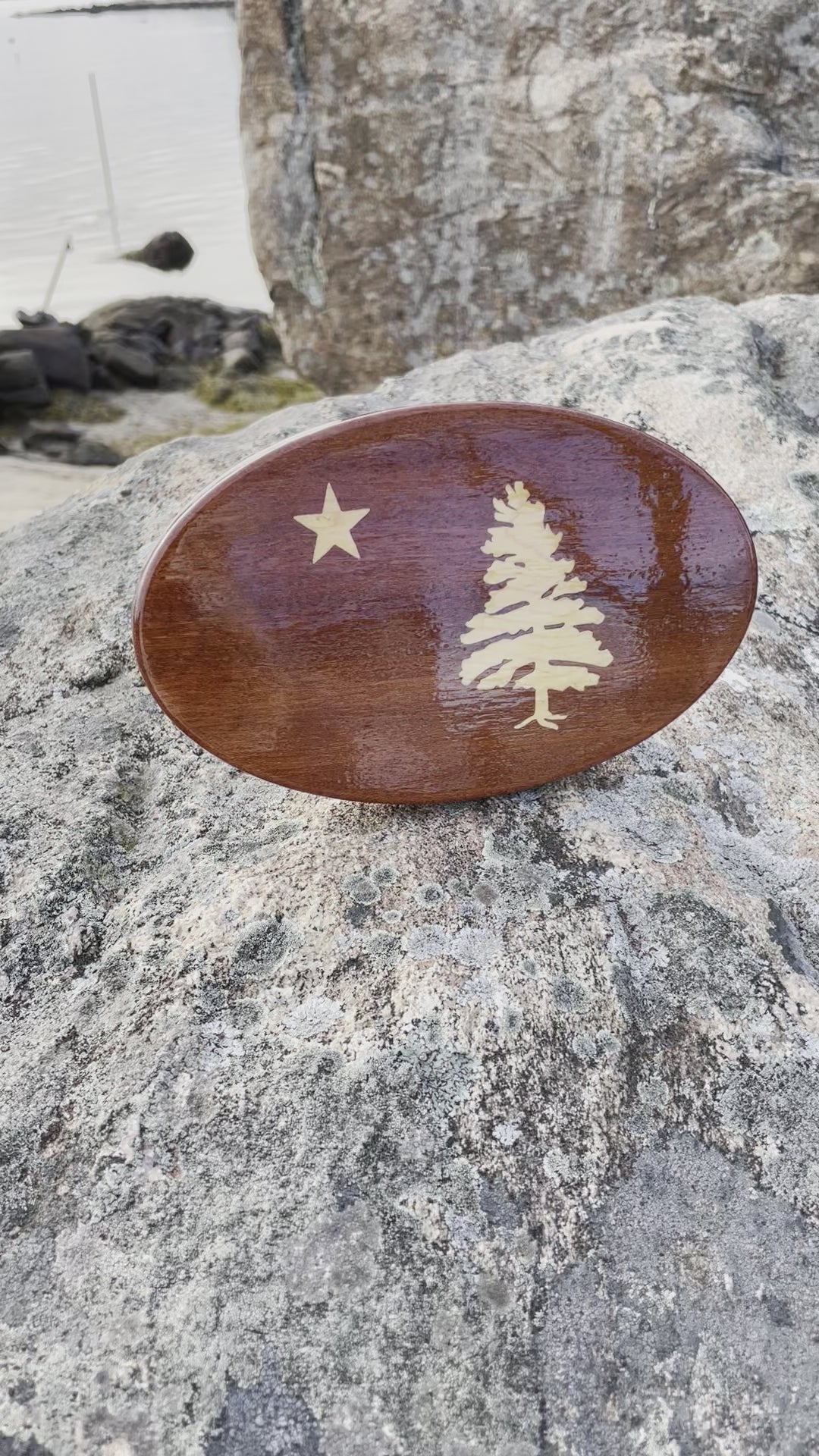 Hitch Cover - Flag - Maine