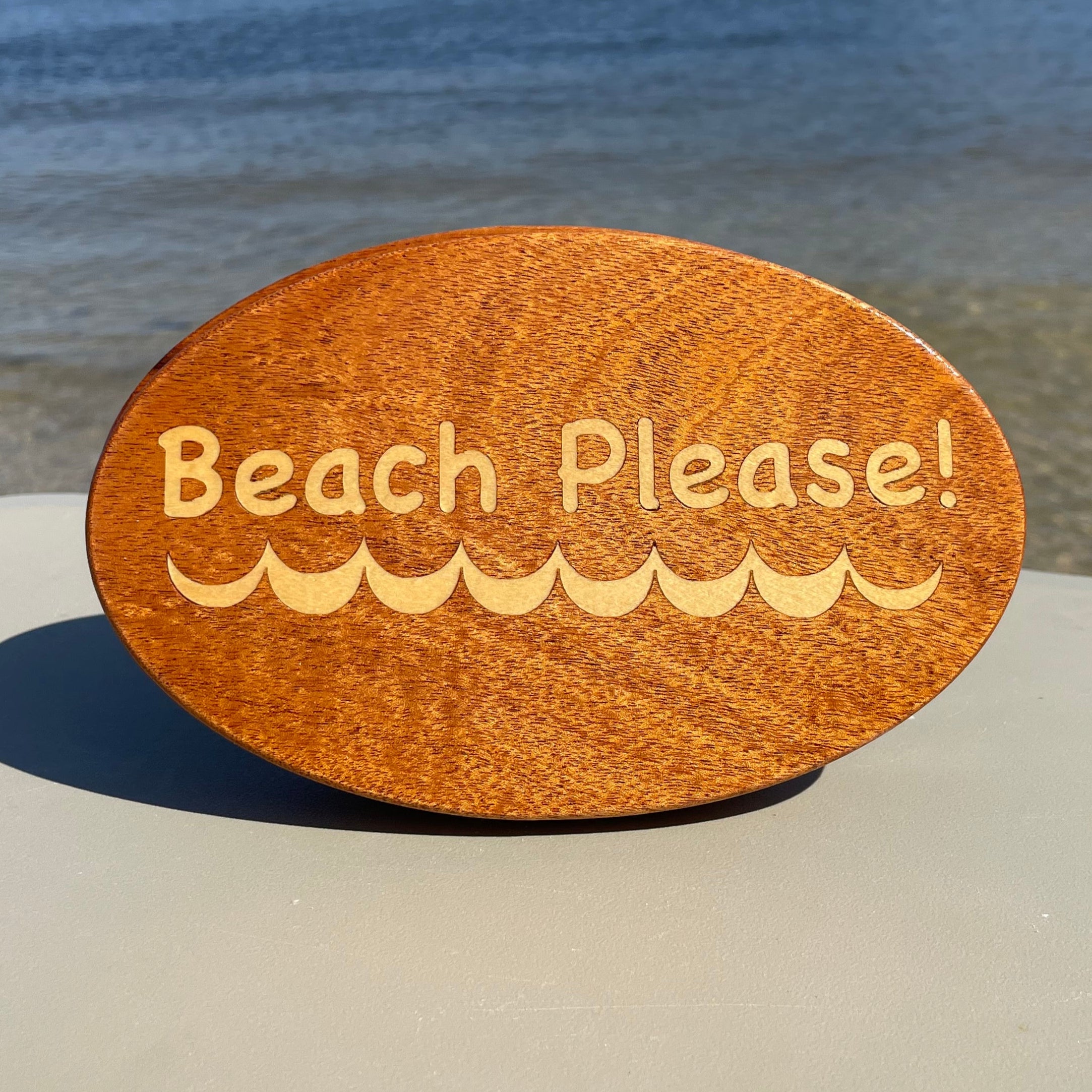 Hitch Cover - Nautical - Beach Please