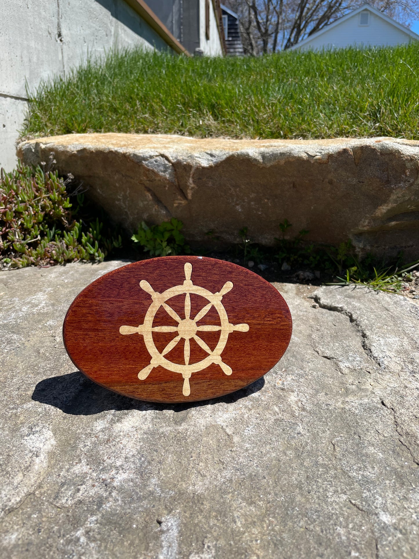 Hitch Cover - Nautical Collection - Ships Wheel